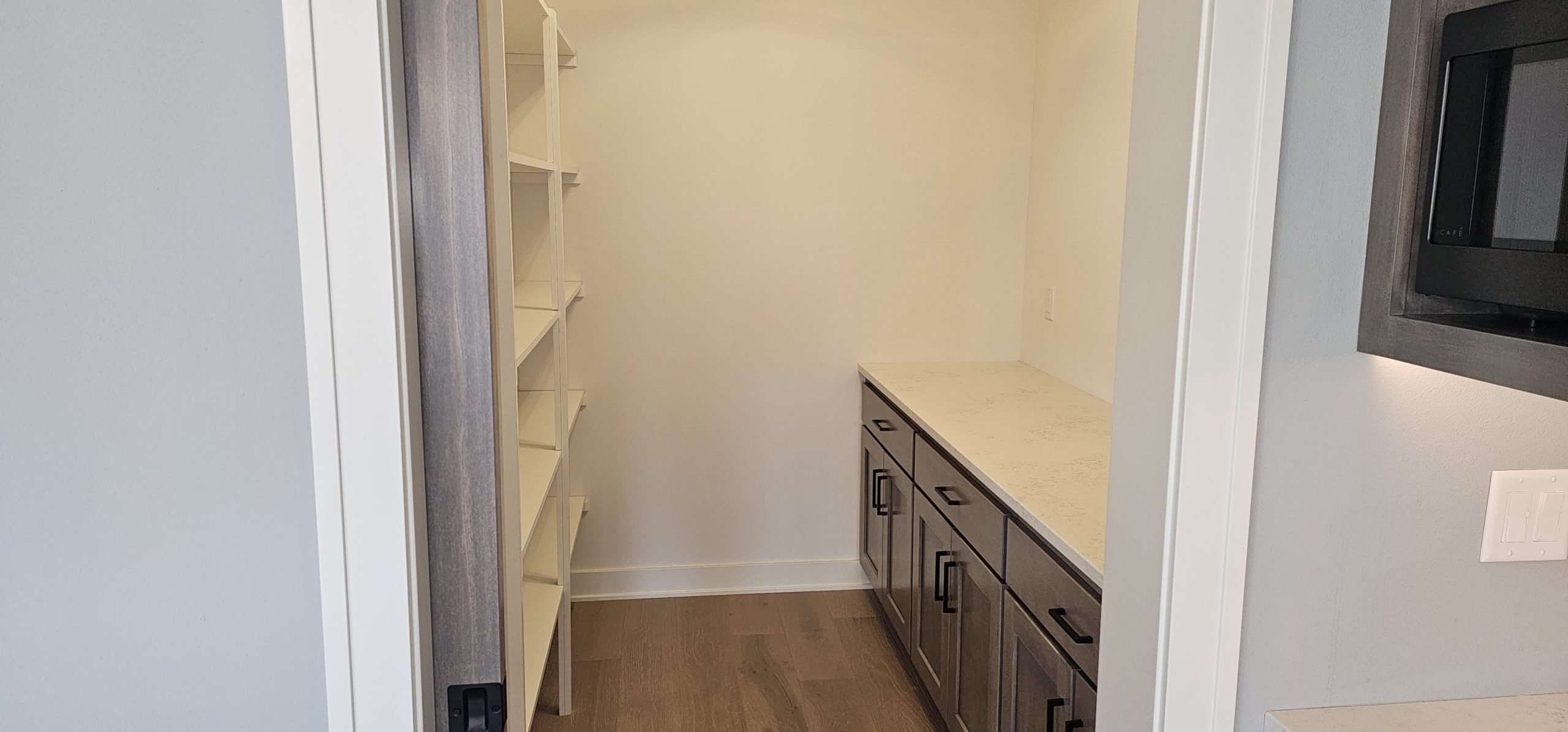Large Pantry built-in storage