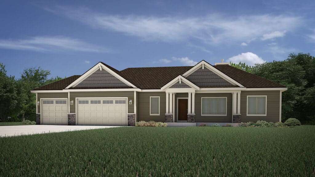 Freedom III Rendering New Construction Homes for Sale